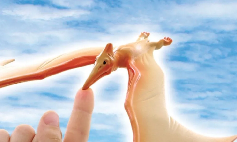 Tasapainoileva lentolisko - lentävä Pteranodon