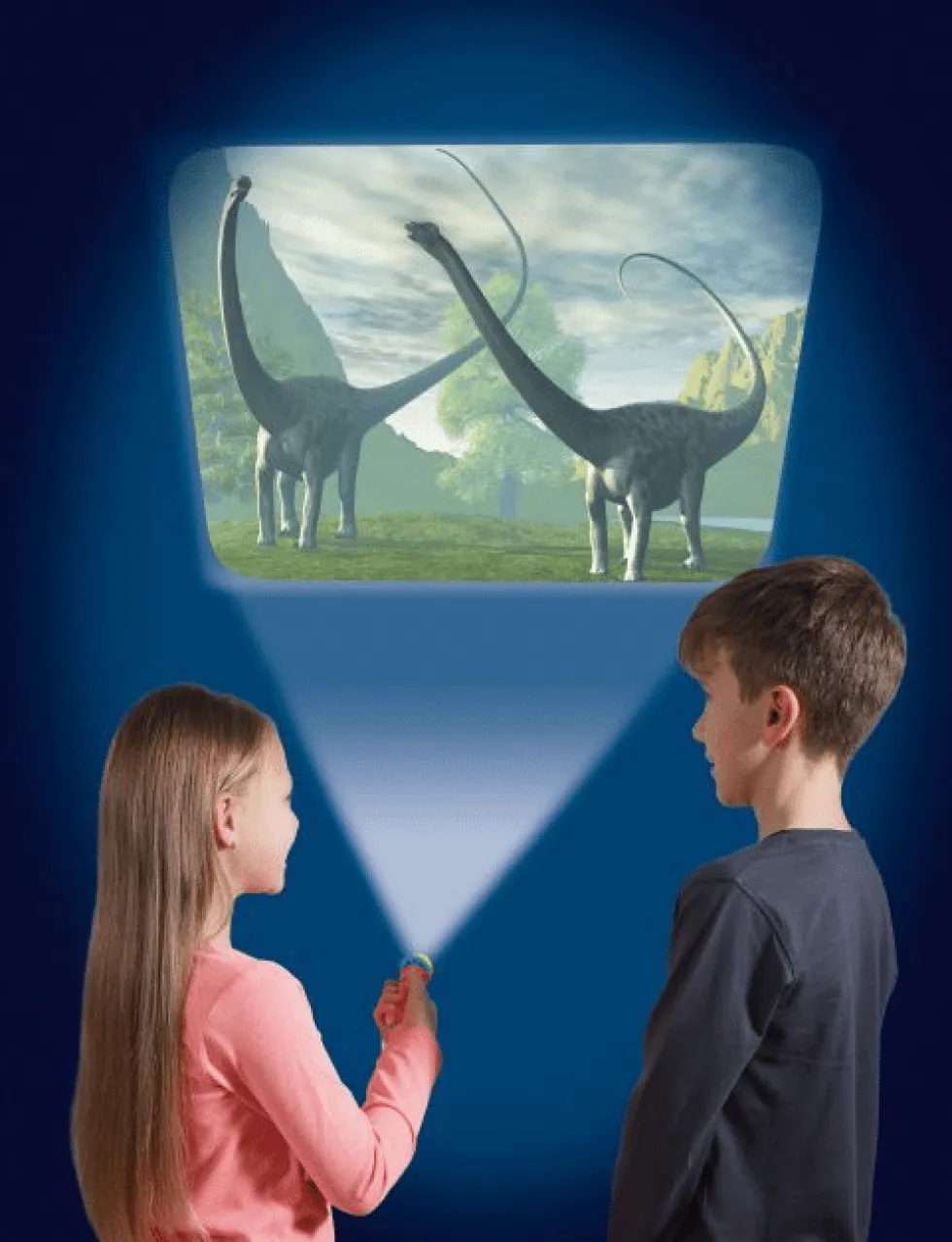 Taskulamppu diakuvilla - Dinosaurukset
