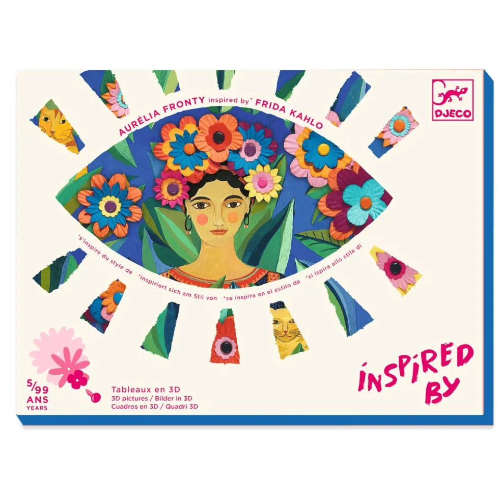 Tee taidetta kuin Frida Kahlo