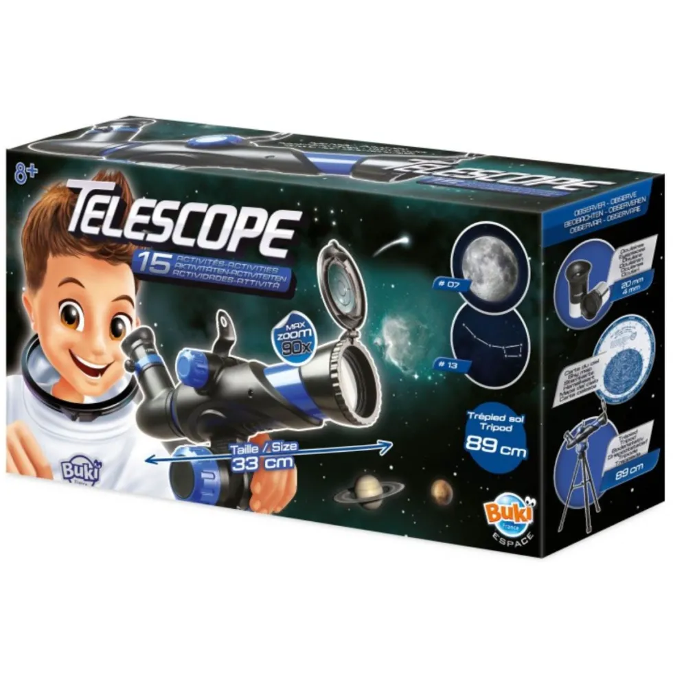 Teleskooppi, 15 aktiviteettia
