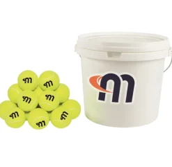 Tennispallot ämpärissä, 48 kpl.