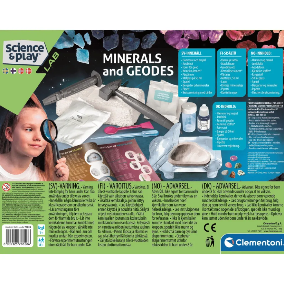 Tiedesetti - Mineraalit ja geodit