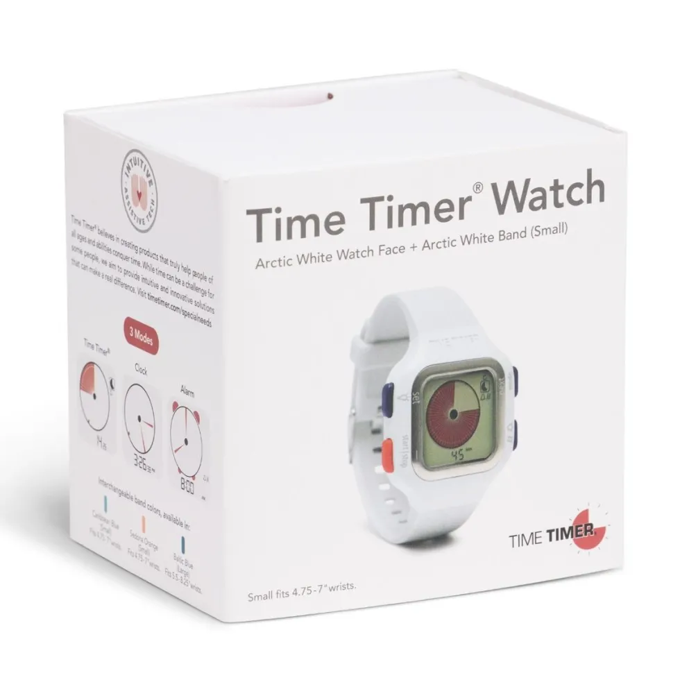 Time Timer Junior Rannekello - Vaaleanharmaa