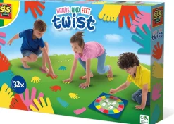 Twister-peli käsillä ja jaloilla