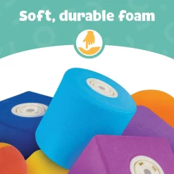 Vaahtomuoviset magneettipalikat – Hinaaja, 10 osaa