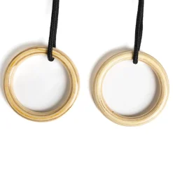 Voimistelurenkaat Ø14,5 cm (musta köysi)