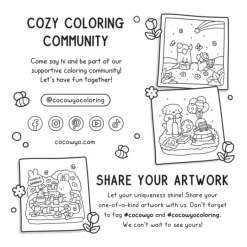 Värityskirja - Cozy Cuties