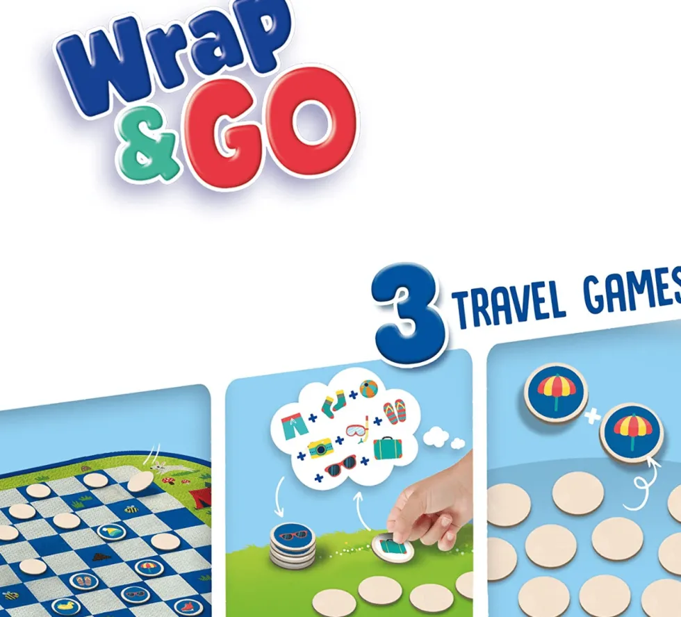 Wrap&Go - Tammi, Muistipeli ja Lähden matkalle